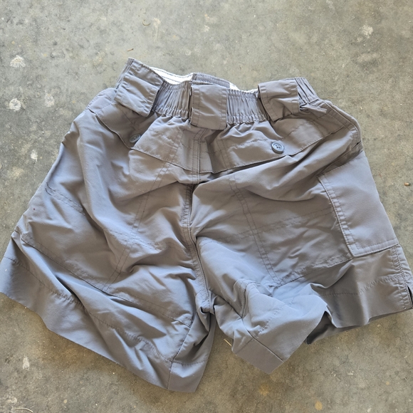 AFTCO Boy's Cargo Shorts in Gray - Picture 2 of 3